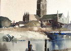 Fine Mid C20th Watercolour of a Church by Edward Wesson (1910-1983) SOLD