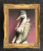 "Madame Mallard" Fine Oleograph on Canvas after Thierry poncelet