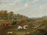 Oleograph on Canvas of The Duke of Beauforts Hunt aft. Sartorius