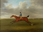 Oleograph on Canvas of a Racehorse & Jockey after Sartorius