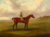 Fine Oleograph on Canvas of the Racehorse "Hambletonian" aft. Sartorius