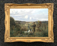 Fine Gilt Framed Oleograph "The Shoot"