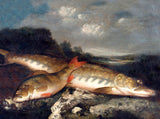 Fine Angling Oleograph on Canvas - Catch of the Day