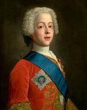 Large Gilt Framed Oleograph Portrait of a Bonnie Prince Charlie