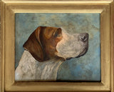 Vintage Oil on Board of a Foxhound SOLD