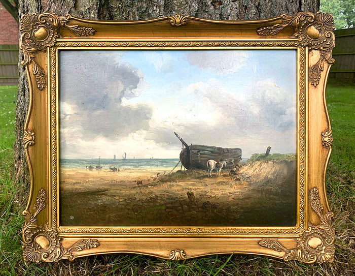Fabulous Vintage Oil on Board by John Mace 