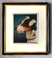 Vintage Oil Painting of a Dog SOLD