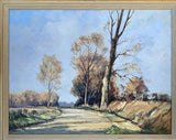 Large Vintage Oil on Board of an East Anglian Landscape by Stanley Orchart -Sold Out