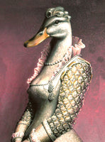 "Madame Mallard" Fine Oleograph on Canvas after Thierry poncelet